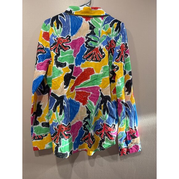Deloreta Puru Large Multicolor Long Sleeve Button-Up Shirt - Picture 4 of 7